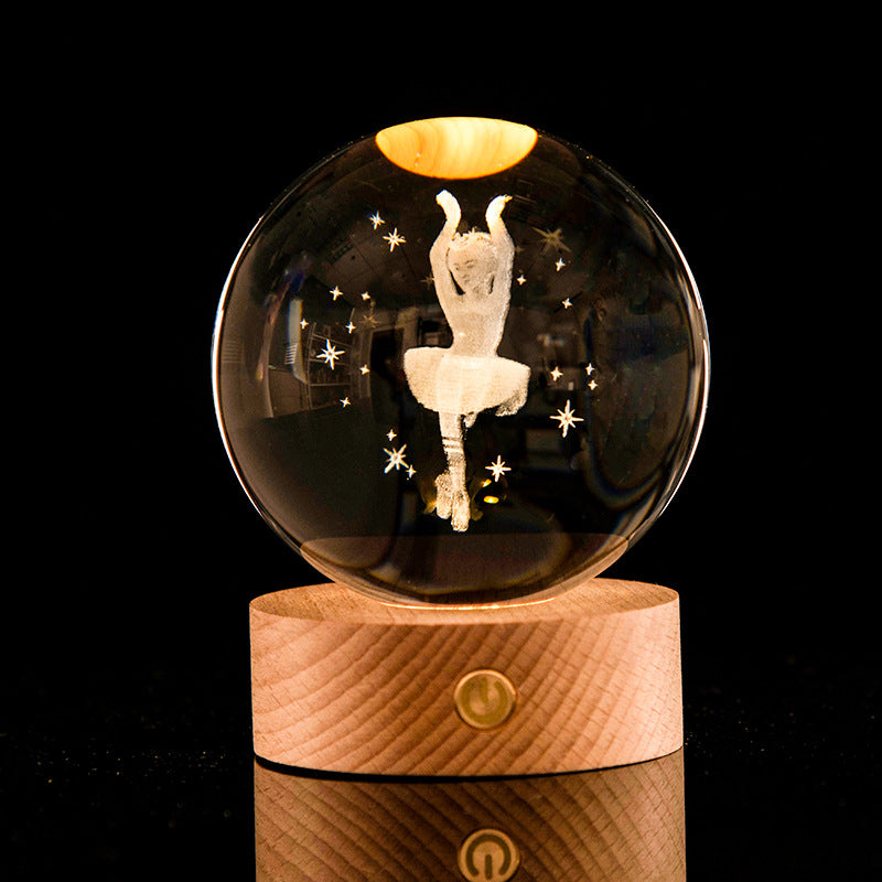 Celestial Moon Crystal Lamp