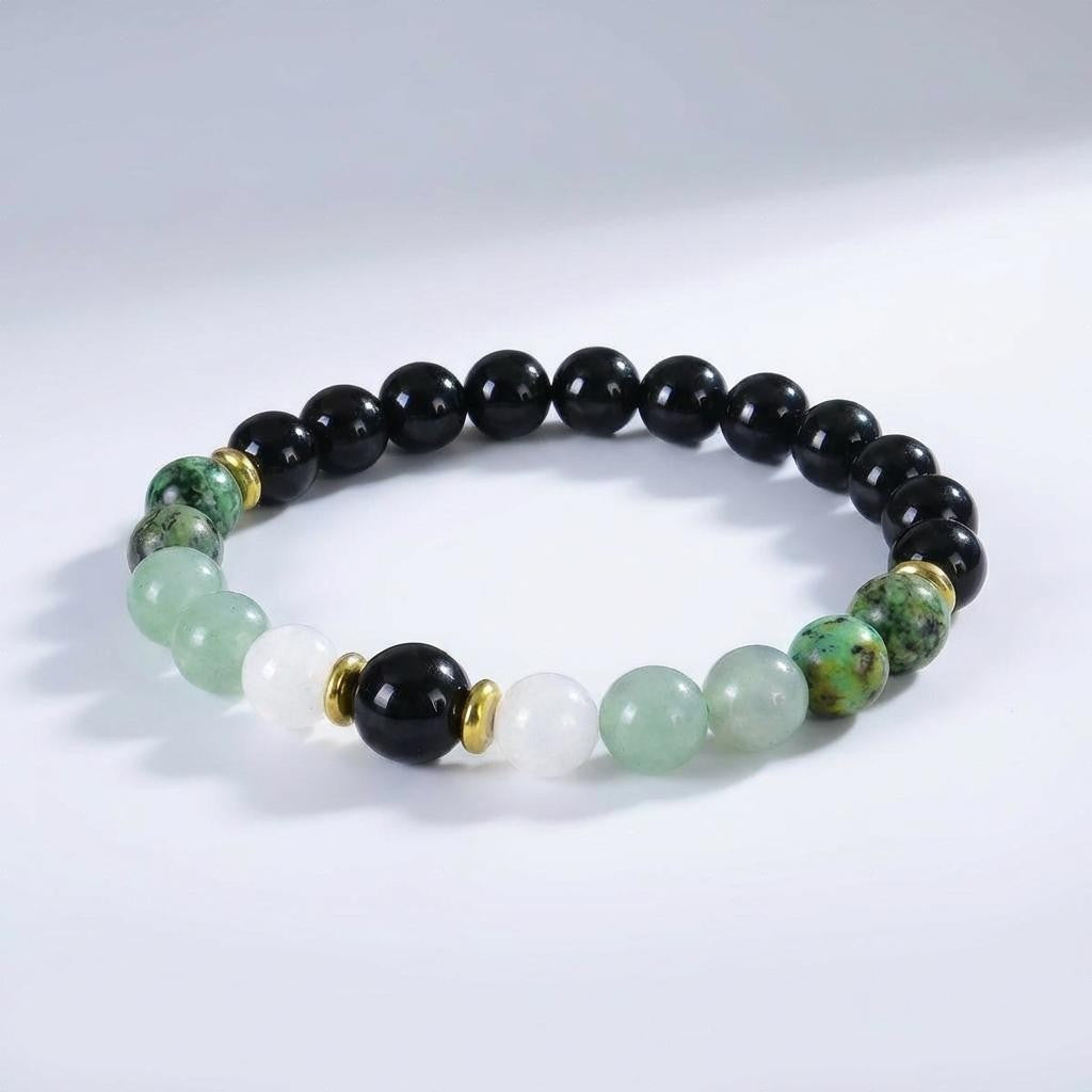 Bohemian Rainbow Stone Bracelet