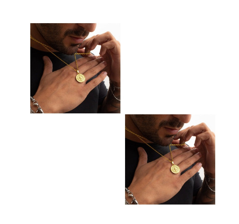 Jūrinių kelionių kompaso karoliai