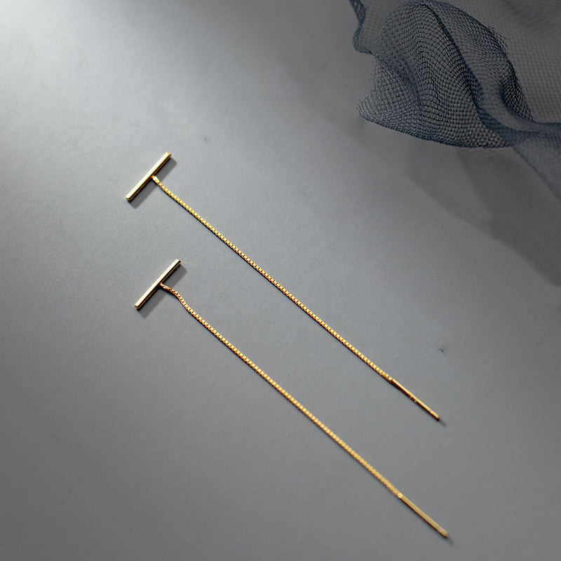 Saulės grandinėlės auskarai