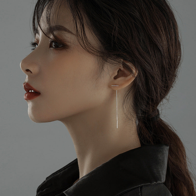 Saulės grandinėlės auskarai