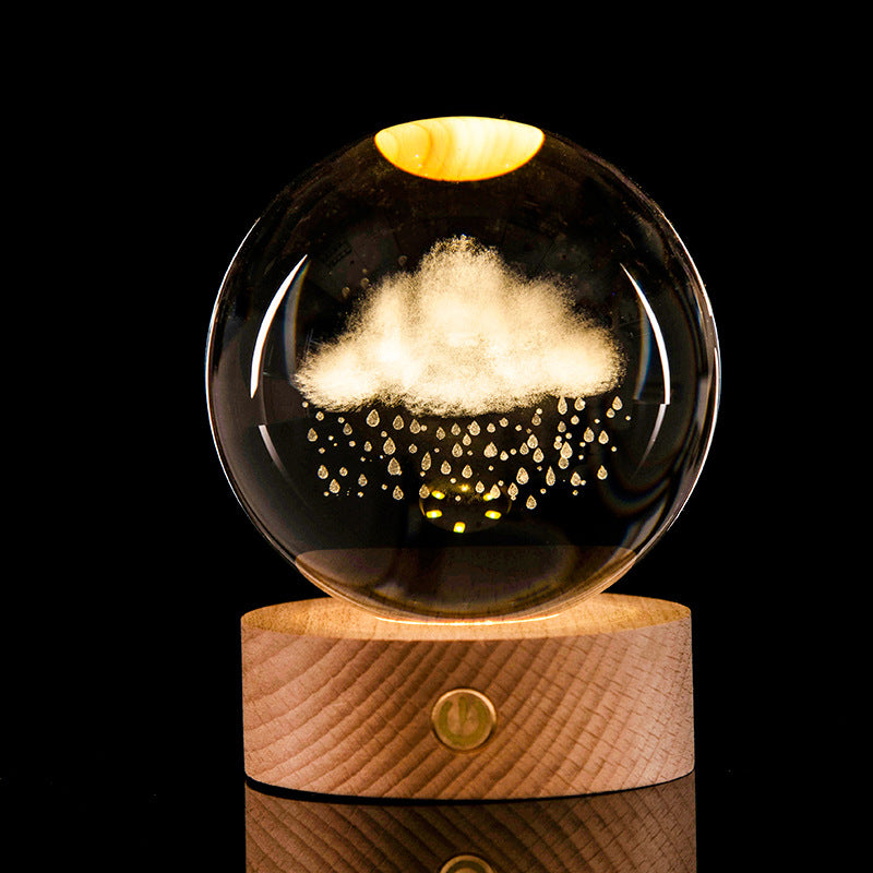 Celestial Moon Crystal Lamp