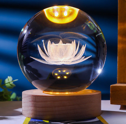 Celestial Moon Crystal Lamp