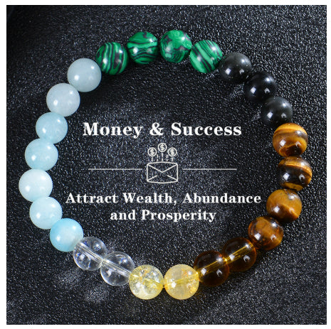 Bohemian Rainbow Stone Bracelet